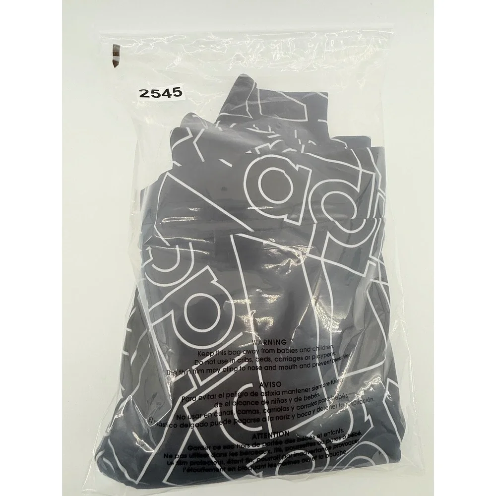Adidas Hoodie Kids Large‎ Black White Pullover Sweatshirt Tear on Left Sleeve